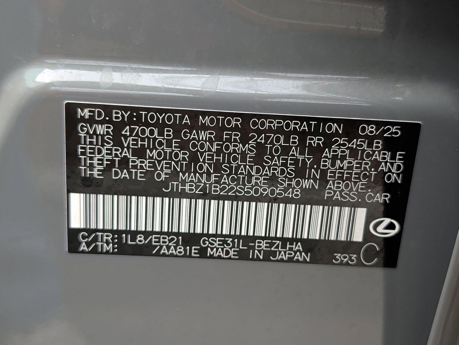 Certified 2025 Lexus IS 350 F Sport RWD image 30