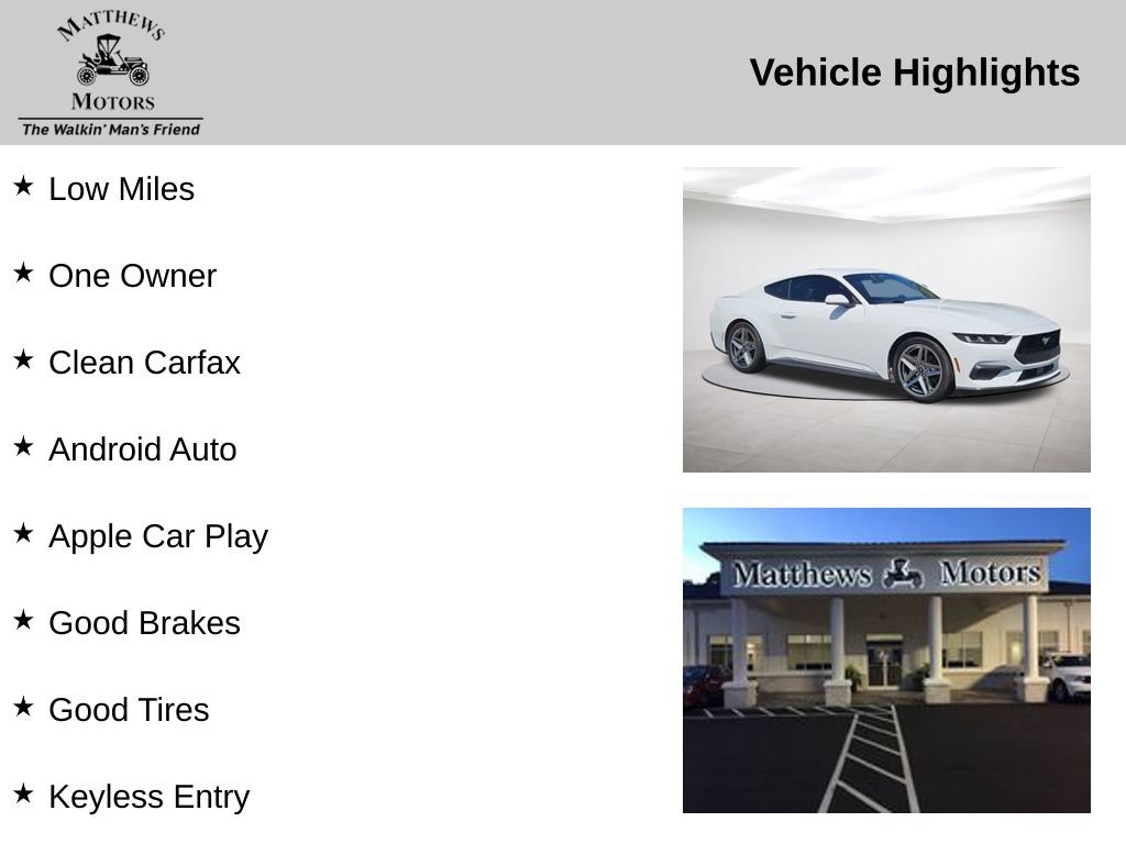 Used 2024 Ford Mustang Coupe RWD image 14