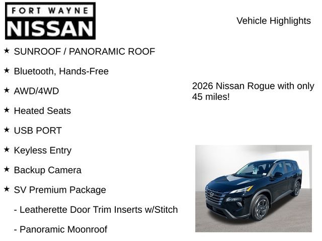 New 2026 Nissan Rogue SV image 7