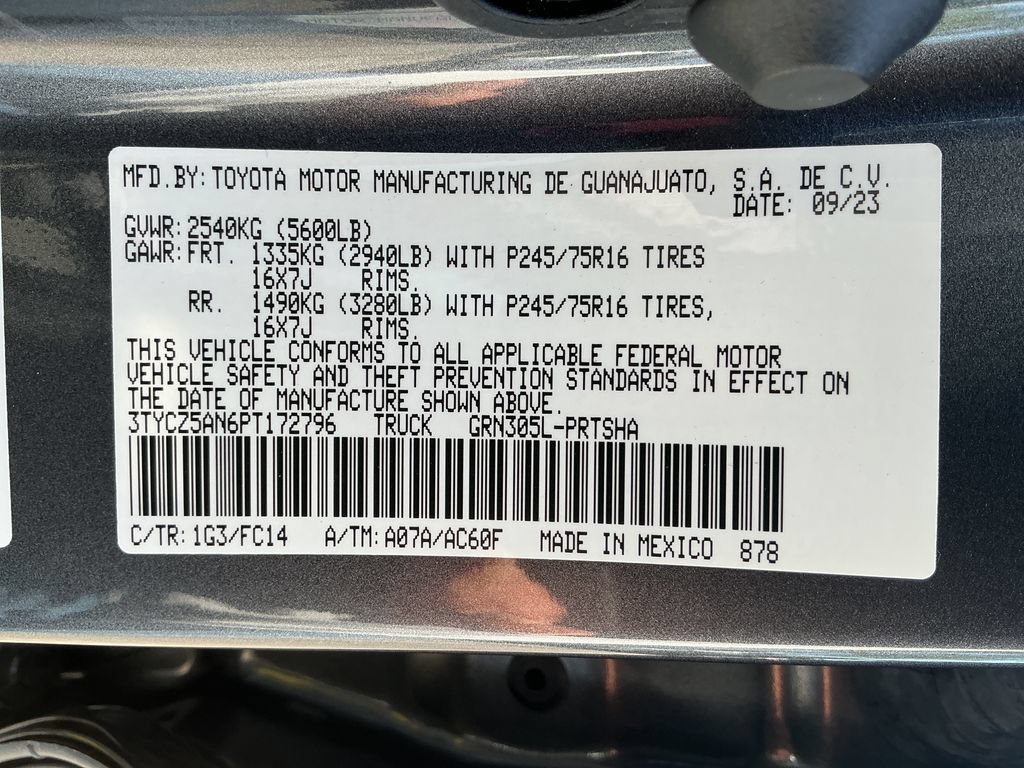 Used 2023 Toyota Tacoma SR5 AWD/4WD image 34