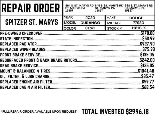 Used 2020 Dodge Durango GT w/ Blacktop Package image 4