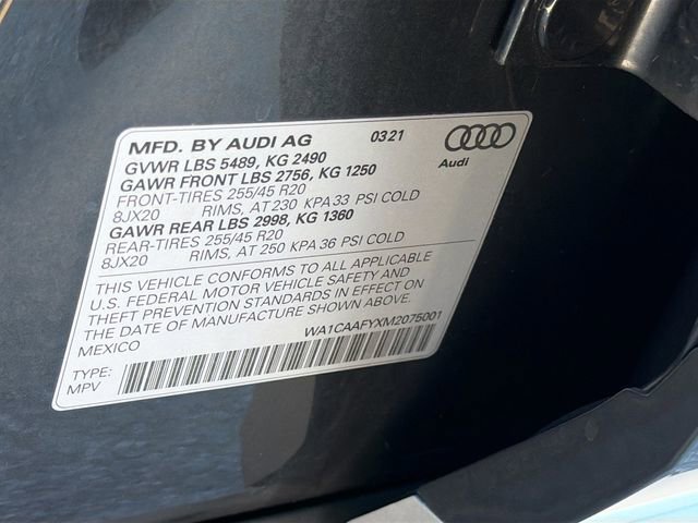 Used 2021 Audi Q5 Prestige image 44