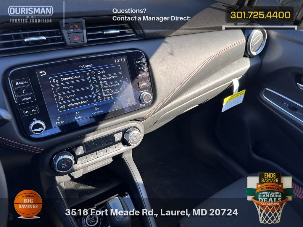 New 2025 Nissan Versa SR w/ Trunk Package image 21