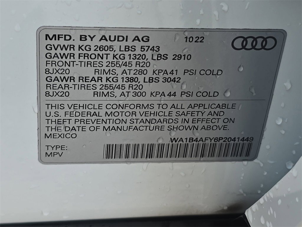 Certified 2023 Audi SQ5 Premium Plus w/ Premium Plus Package image 30
