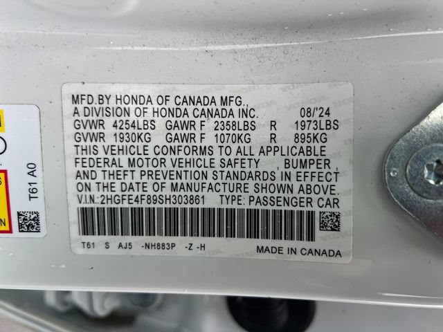 Certified 2025 Honda Civic Sport Touring image 17