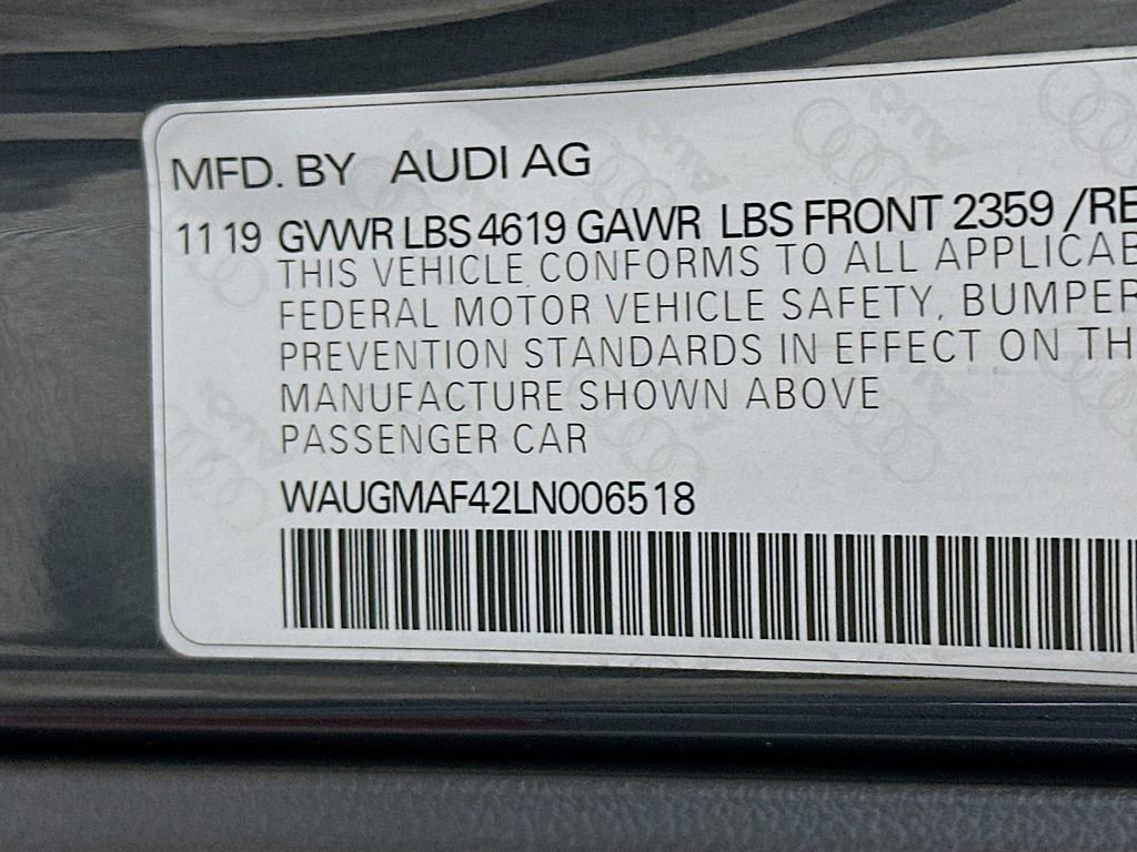 Used 2020 Audi A4 2.0T Premium w/ Convenience Package image 39