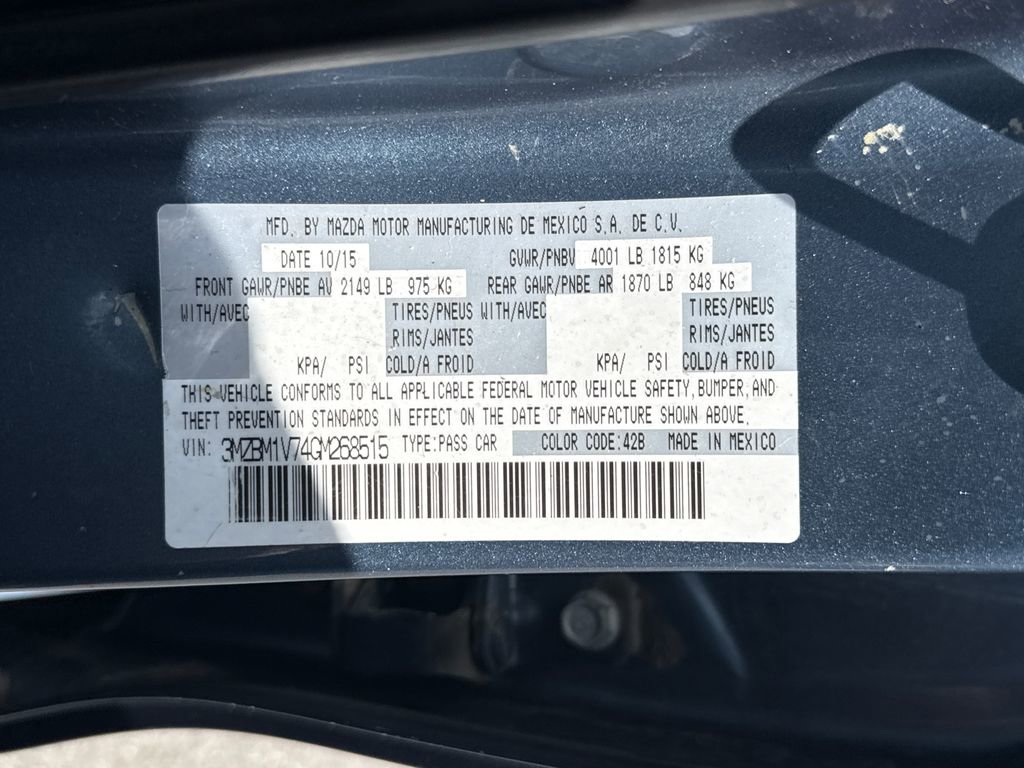 Used 2016 MAZDA MAZDA3 i Touring FWD image 20