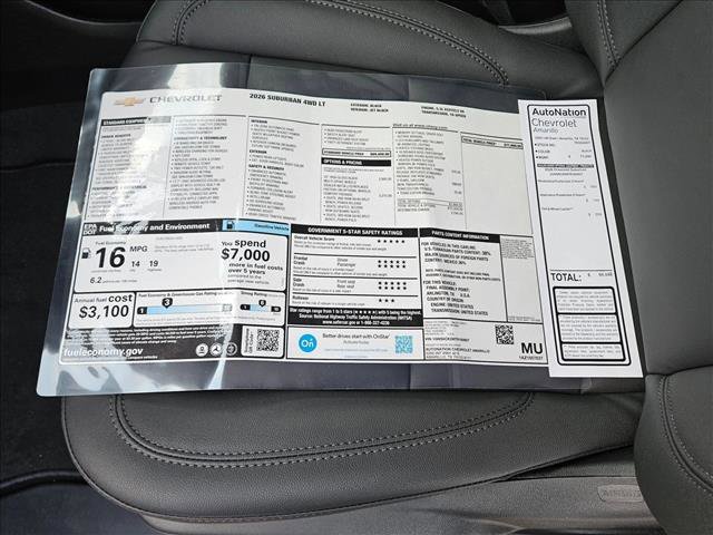 New 2026 Chevrolet Suburban LT w/ Comfort Package image 19