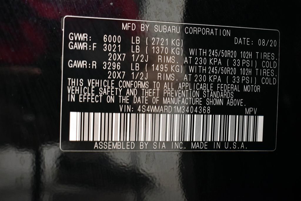 Used 2021 Subaru Ascent Touring w/ Popular Package #2A image 14