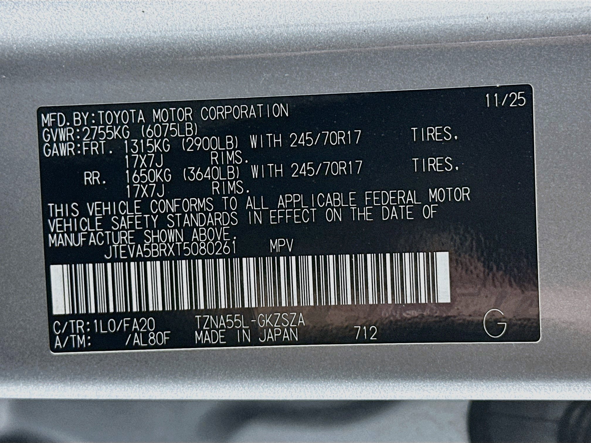 Used 2026 Toyota 4Runner SR5 AWD/4WD image 12