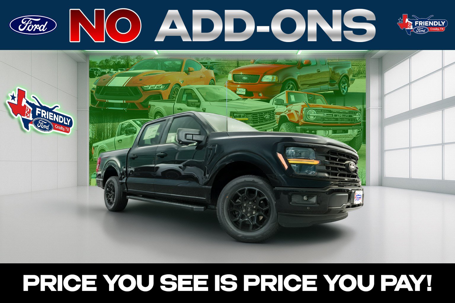 New 2026 Ford F150 XLT w/ Equipment Group 302A MID