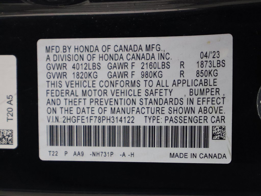 Used 2023 Honda Civic EX image 49