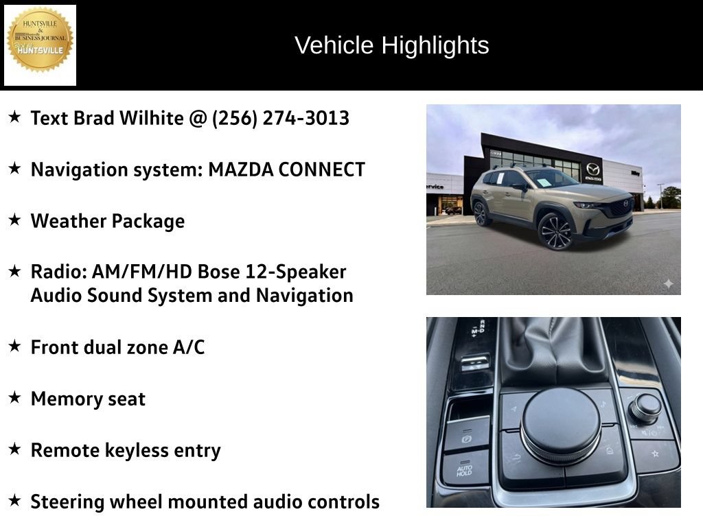 Certified 2025 MAZDA CX-50 AWD 2.5 Turbo w/ Weather Package image 7
