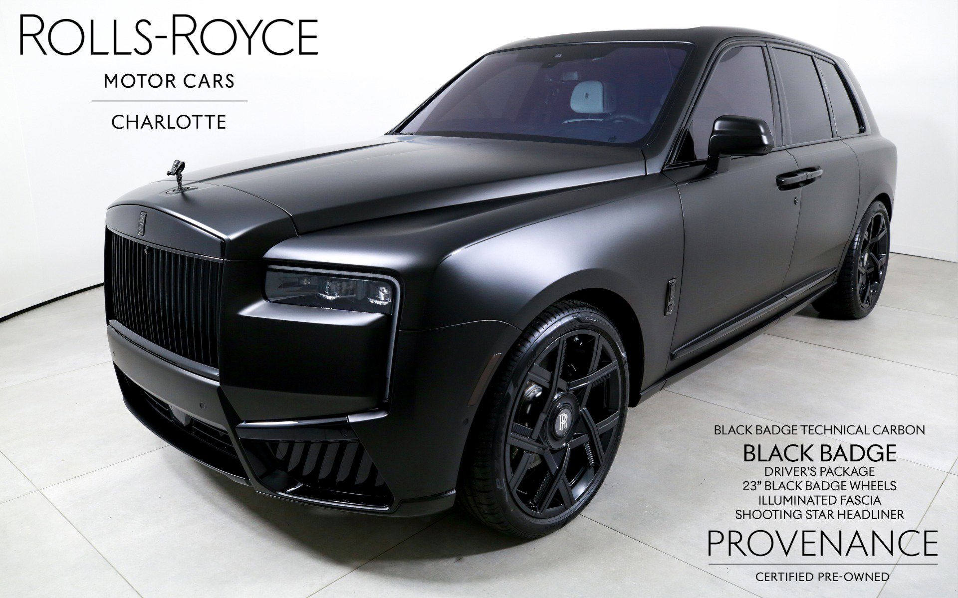 Certified 2025 Rolls-Royce Cullinan Black Badge