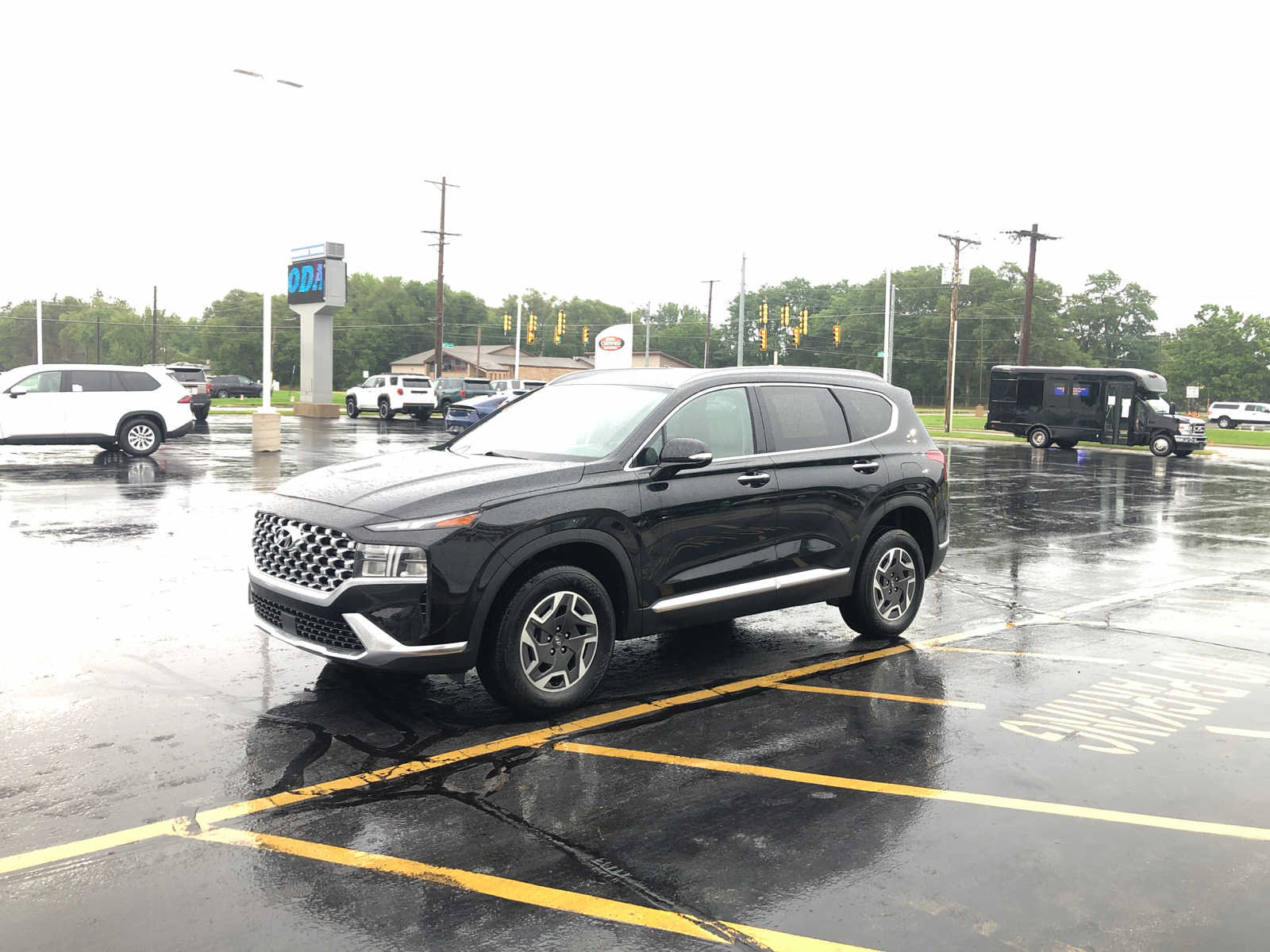 Used 2023 Hyundai Santa Fe Blue AWD/4WD image 4