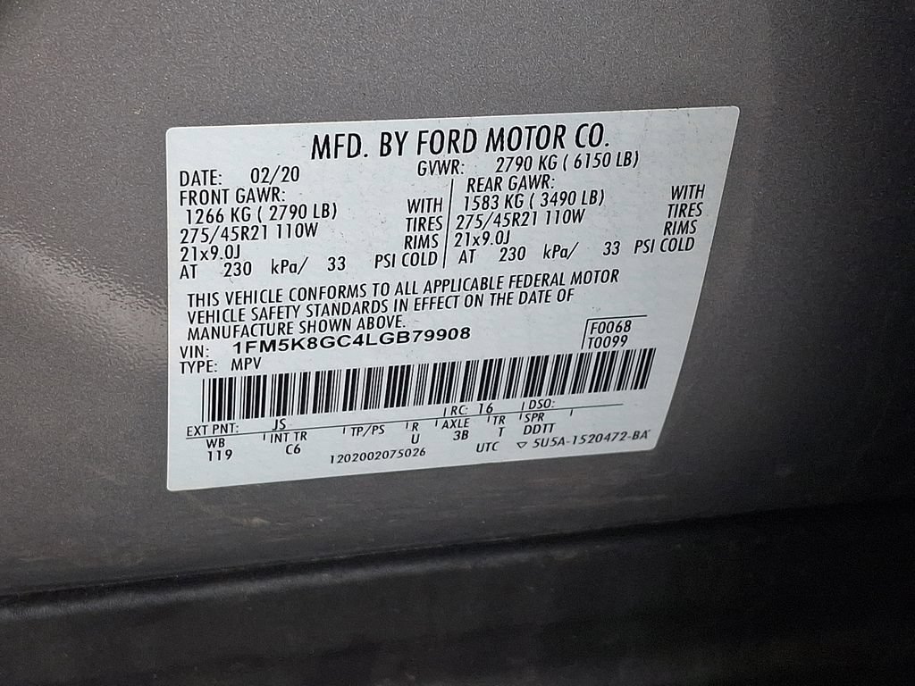 Used 2020 Ford Explorer ST w/ ST Street Pack AWD/4WD image 27