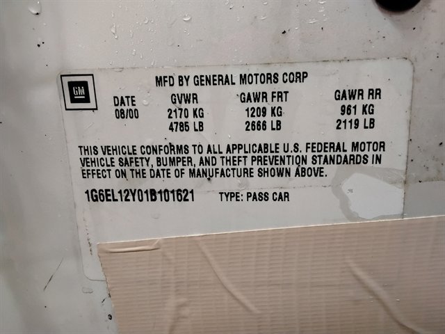 Used 2001 Cadillac Eldorado ESC w/ Comfort/Convenience Pkg FWD image 16