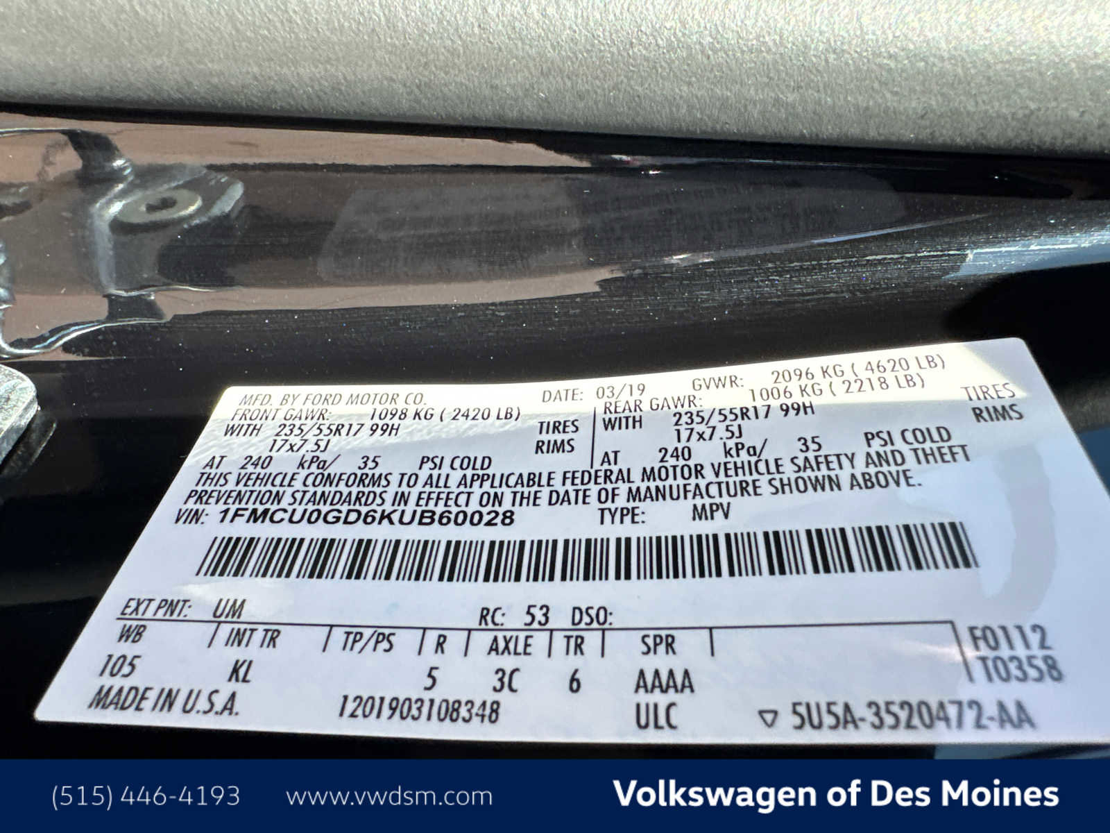 Used 2019 Ford Escape SE image 21