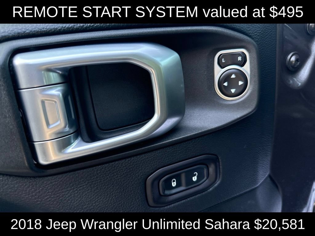 Used 2018 Jeep Wrangler Unlimited Sahara AWD/4WD image 12