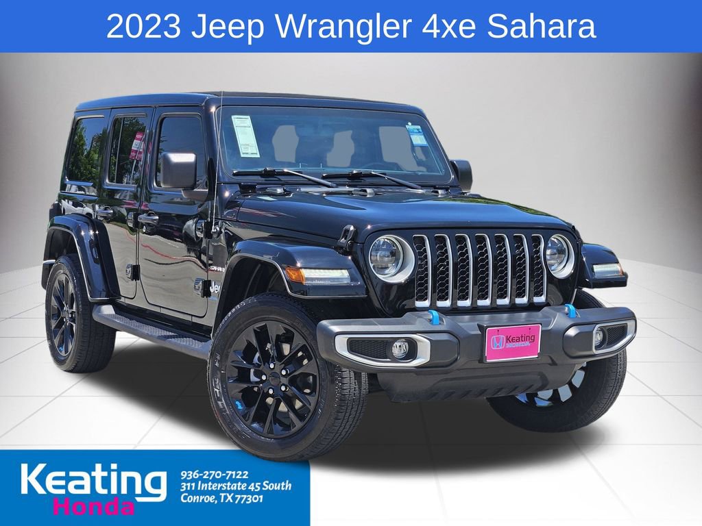 Used 2023 Jeep Wrangler Unlimited Sahara w/ Cold Weather Group AWD/4WD image 1