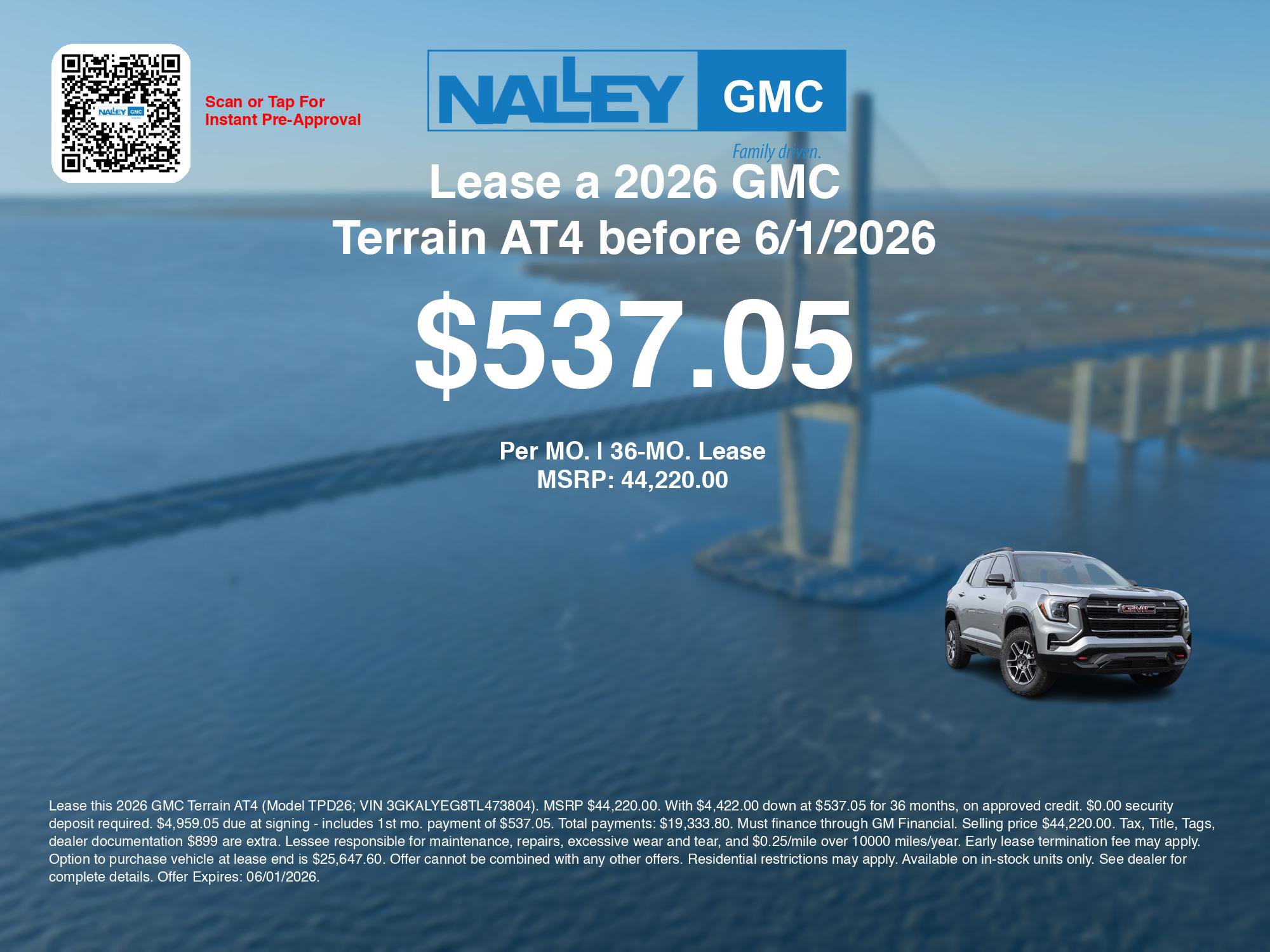 New 2026 GMC Terrain AT4 w/ Convenience Package III AWD/4WD image 3