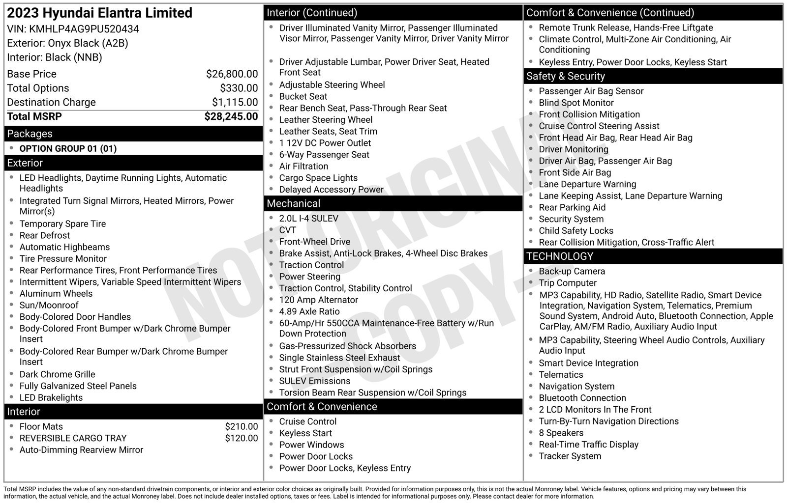 Used 2023 Hyundai Elantra Limited FWD image 32