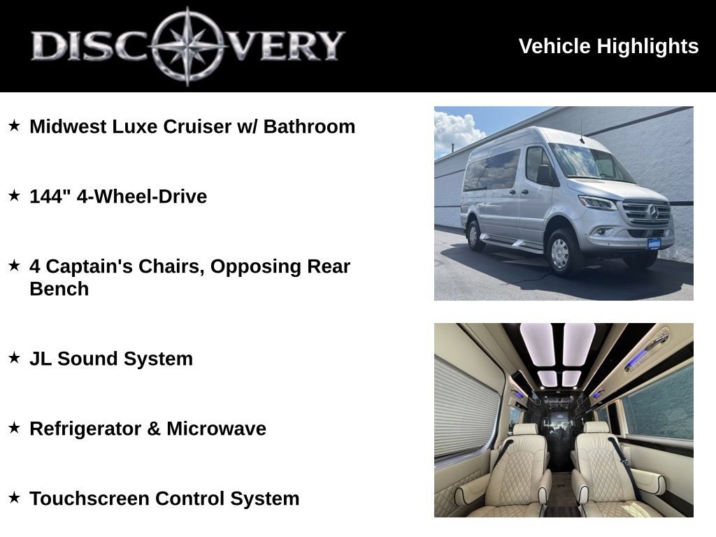 Used 2020 Mercedes-Benz Sprinter 2500 w/ Windows All Around Package image 2