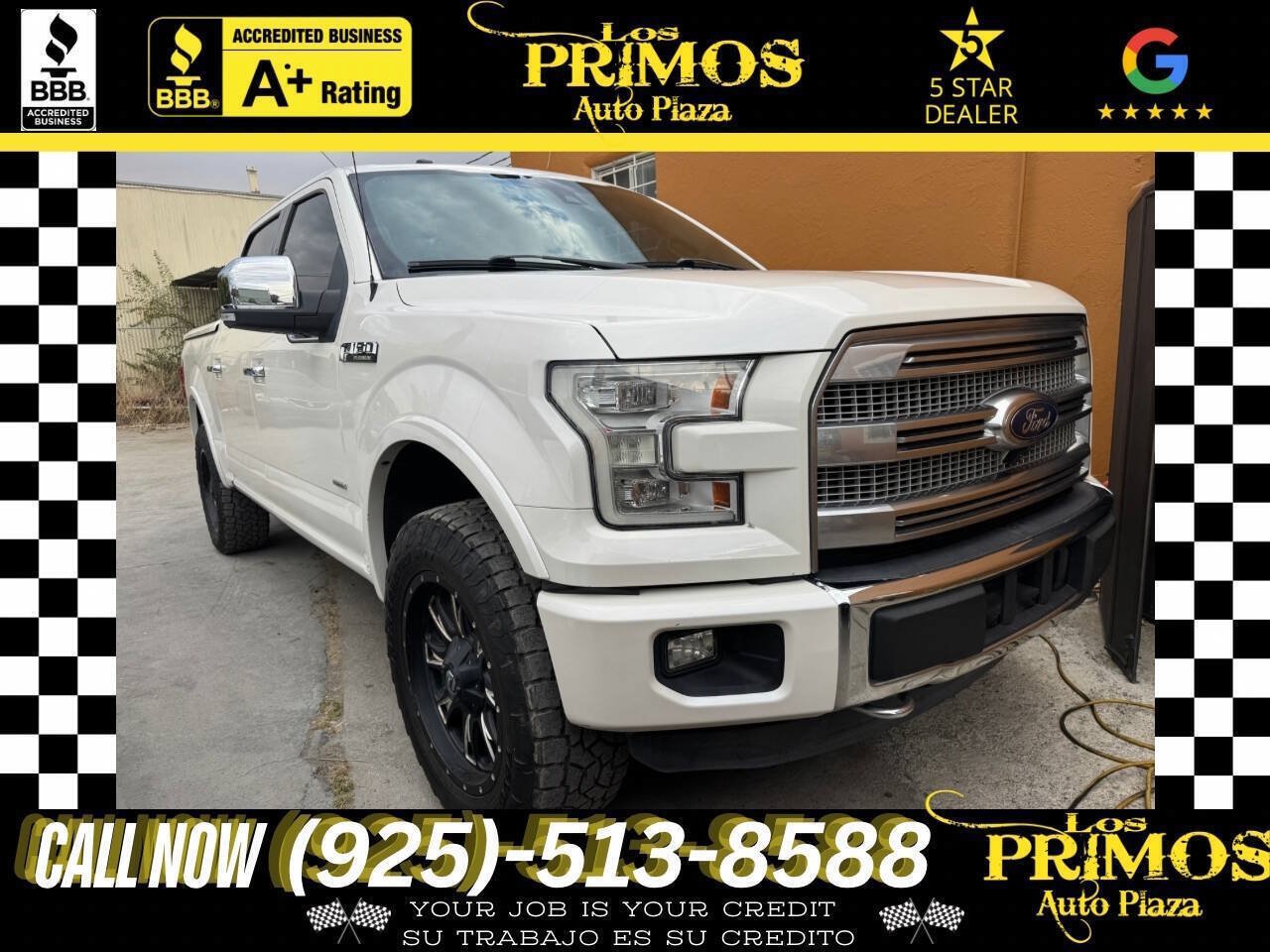 Used 2015 Ford F150 Platinum w/ Equipment Group 701A Luxury AWD/4WD image 1