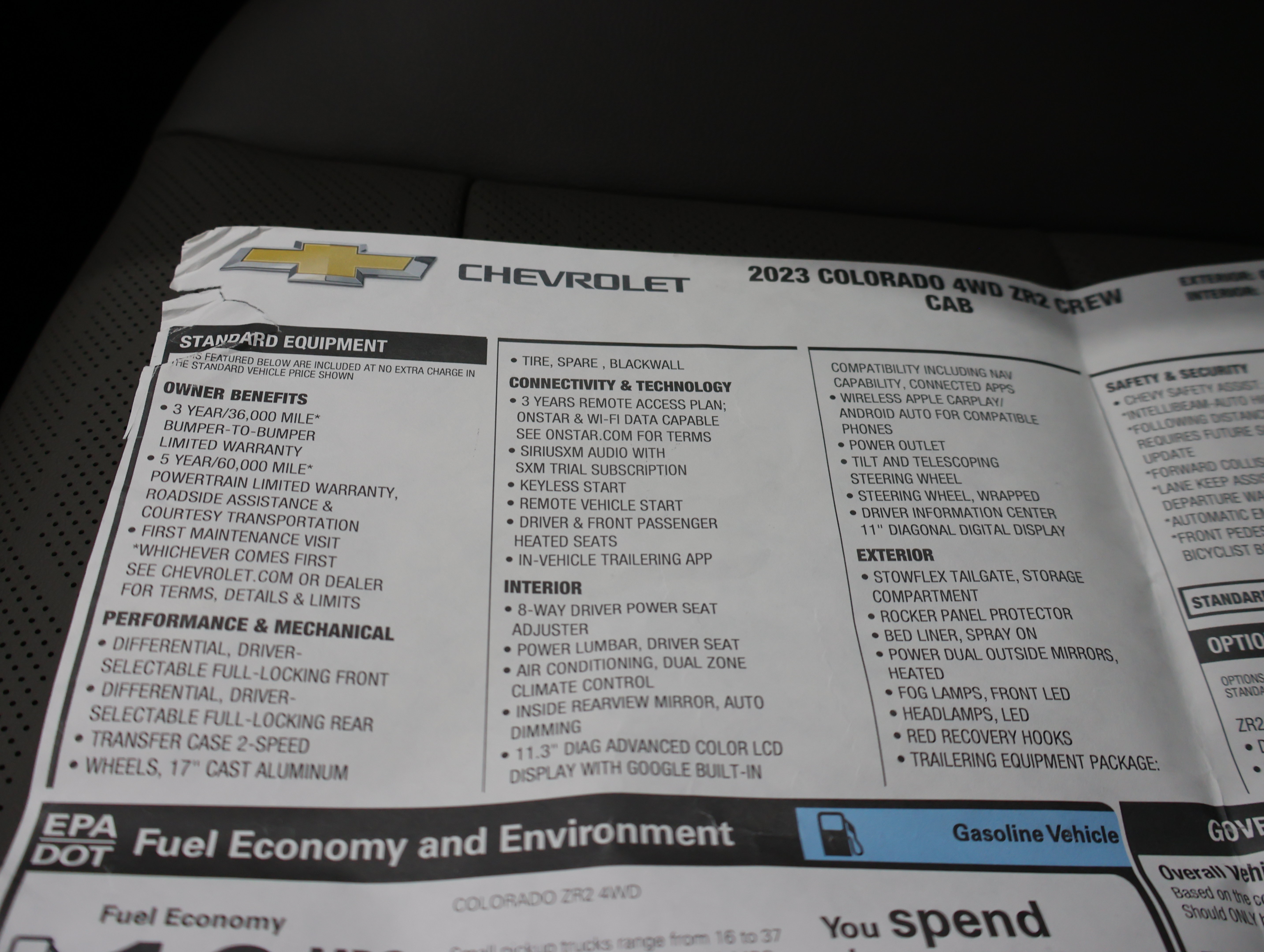 Used 2023 Chevrolet Colorado ZR2 w/ ZR2 Convenience Package III AWD/4WD image 61