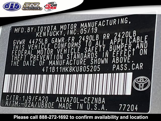 Used 2019 Toyota Camry LE image 20