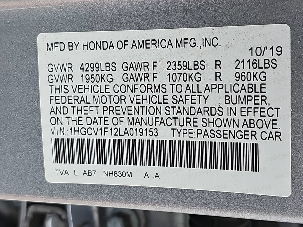 Used 2020 Honda Accord LX image 38