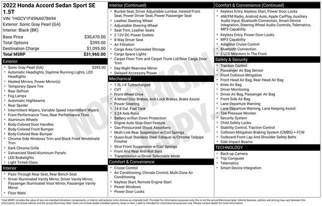 Used 2022 Honda Accord Sport Special Edition image 24