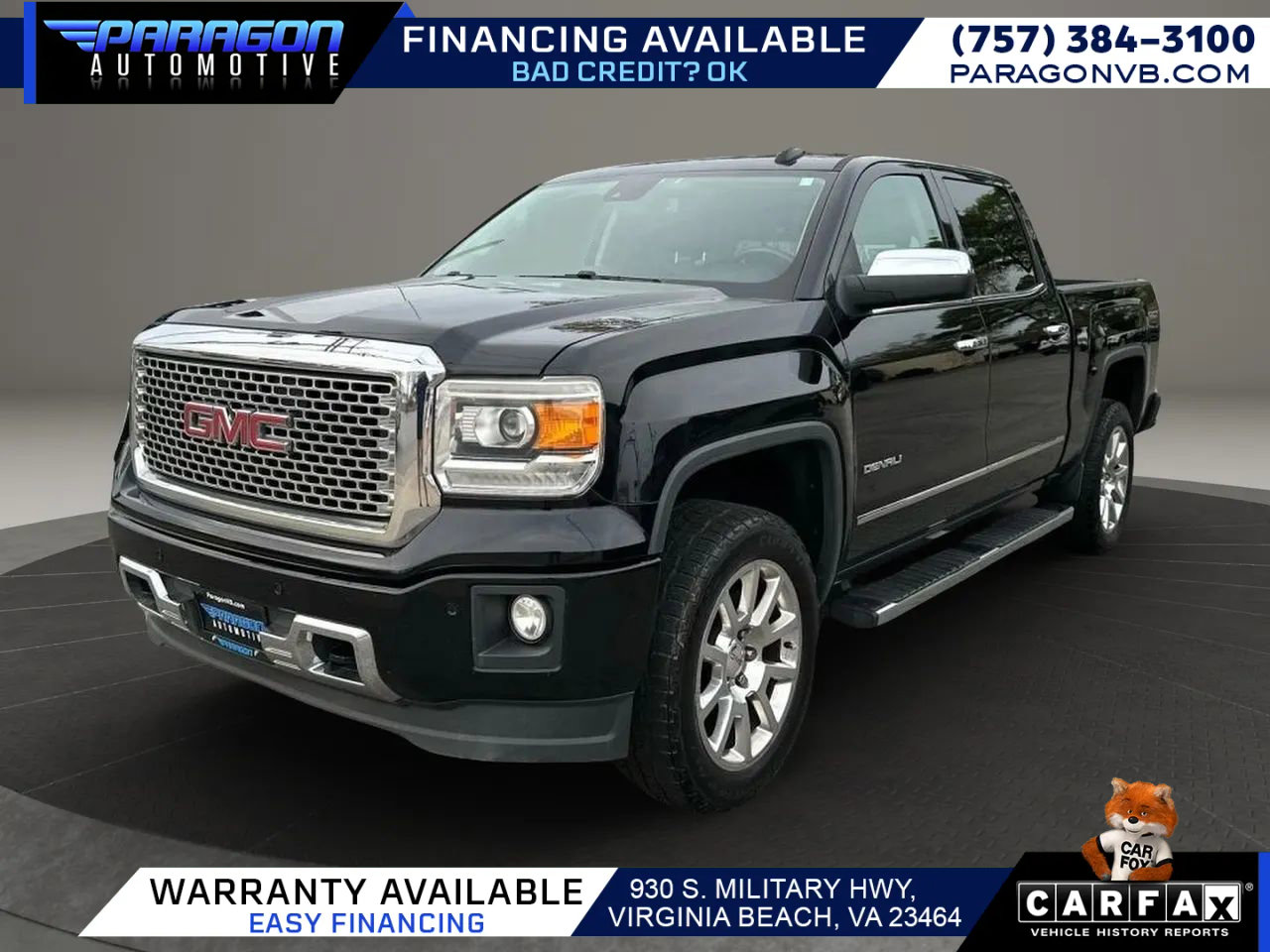 Used 2015 GMC Sierra 1500 Denali w/ Driver Alert Package