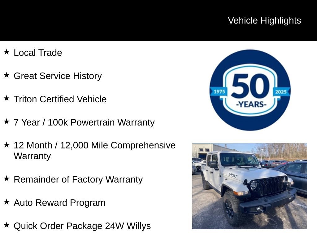 Used 2023 Jeep Gladiator Willys image 5