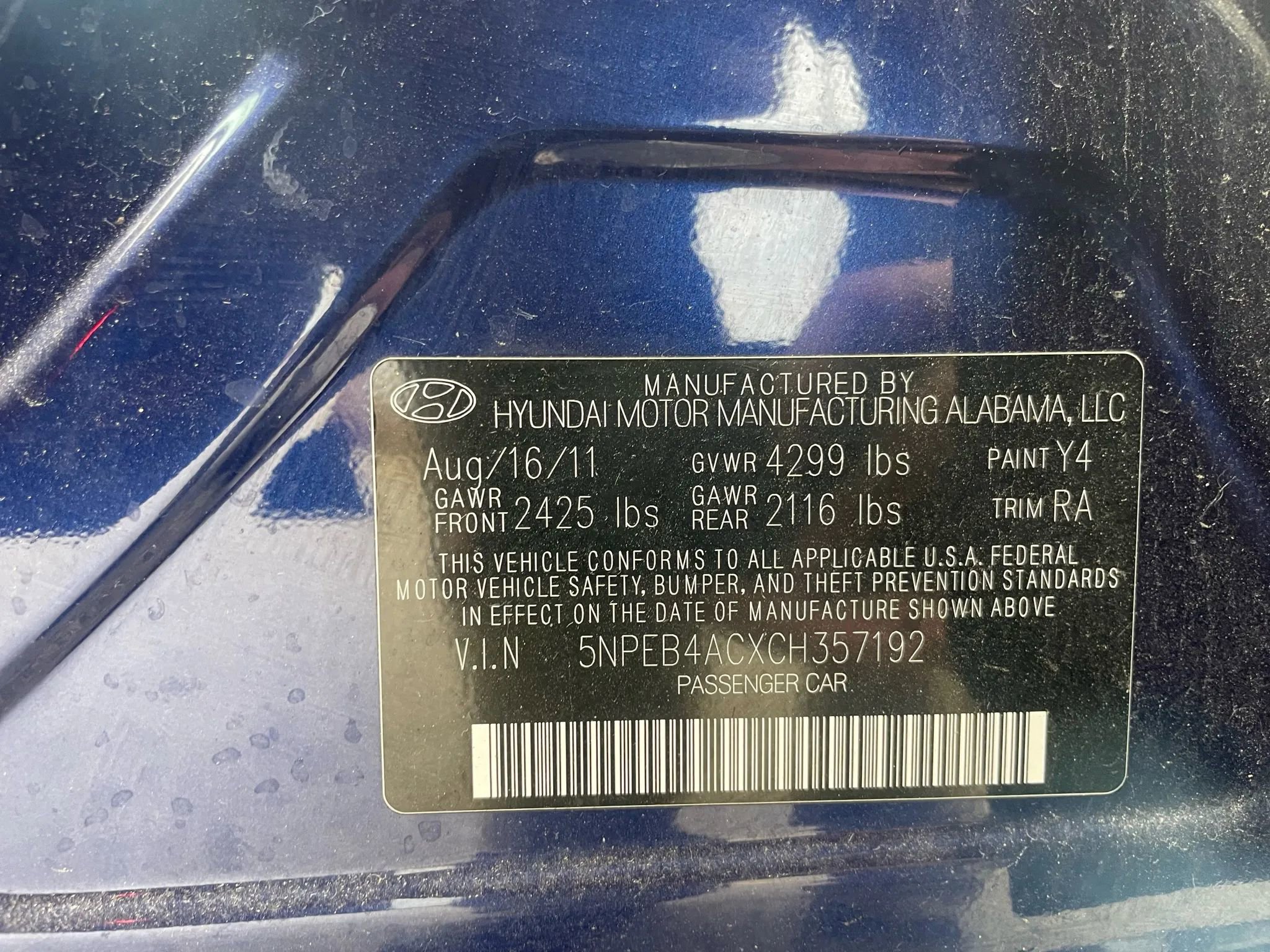 Used 2012 Hyundai Sonata GLS w/ Popular Equipment Pkg image 24