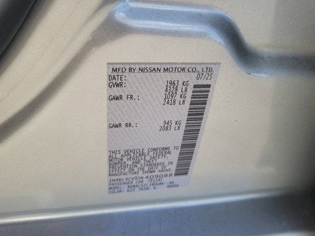 Certified 2025 Nissan Altima 2.5 SR w/ SR Premium Package image 34