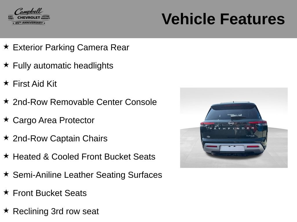Used 2023 Nissan Pathfinder Platinum AWD/4WD image 16