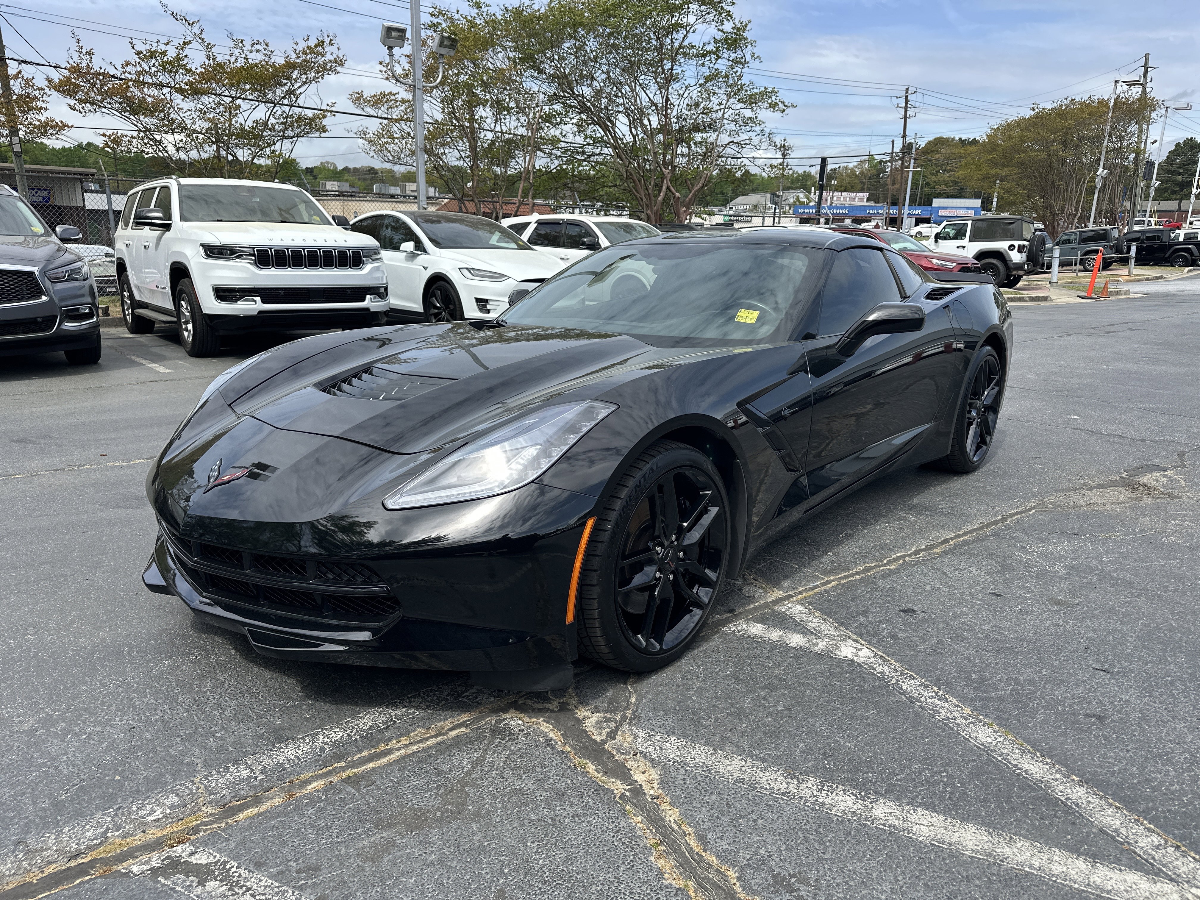 Used 2017 Chevrolet Corvette Stingray Coupe w/ Carbon Flash Badge Package RWD image 5
