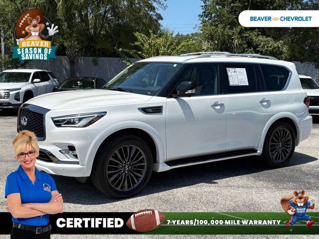 Used 2022 INFINITI QX80 Premium Select w/ Cargo Package