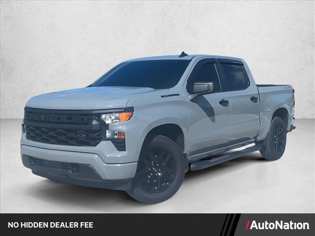 Used 2024 Chevrolet Silverado 1500 Custom w/ Turbomax Blackout Package AWD/4WD video 1
