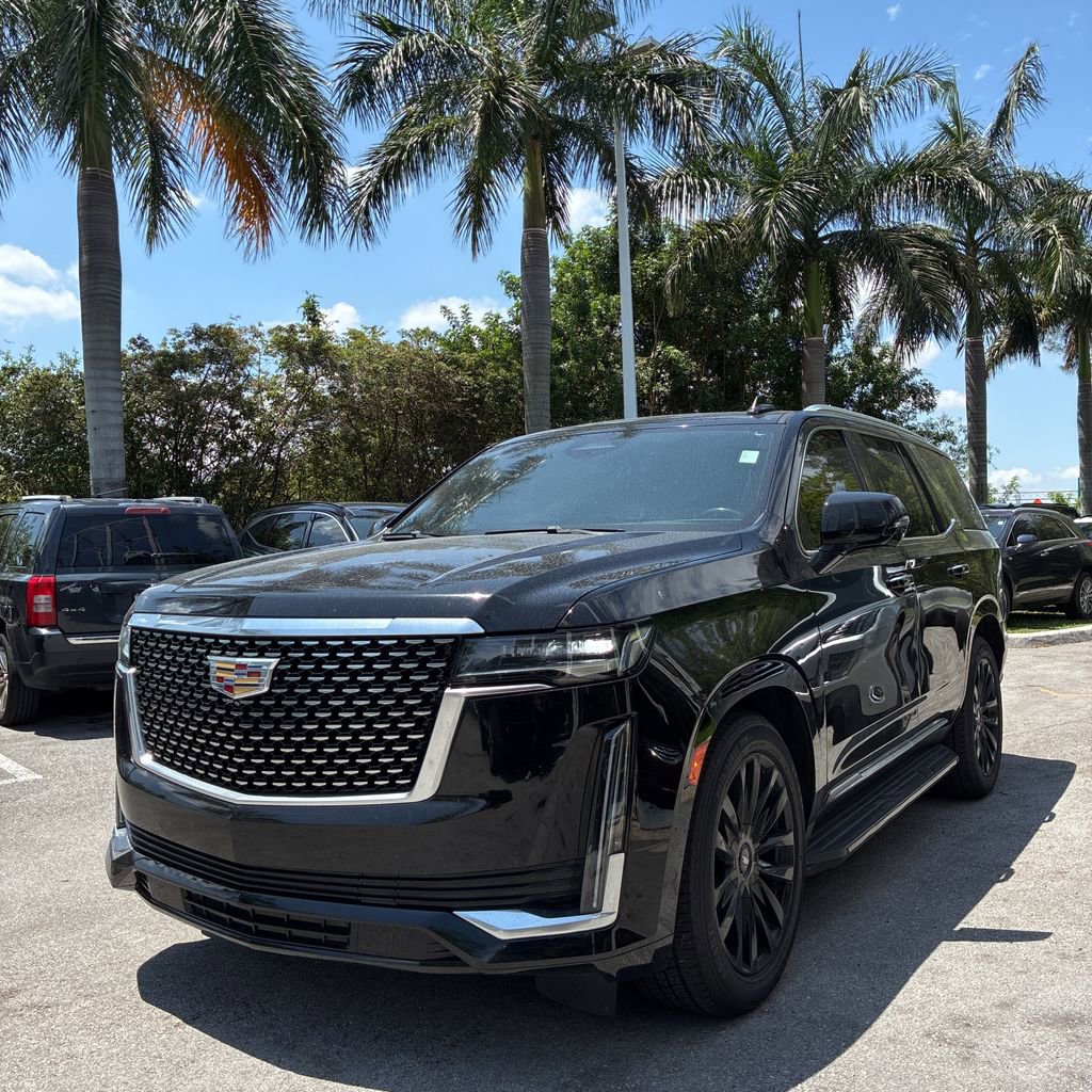 Used 2021 Cadillac Escalade Premium Luxury w/ Driver Assist Tech Package AWD/4WD video 1
