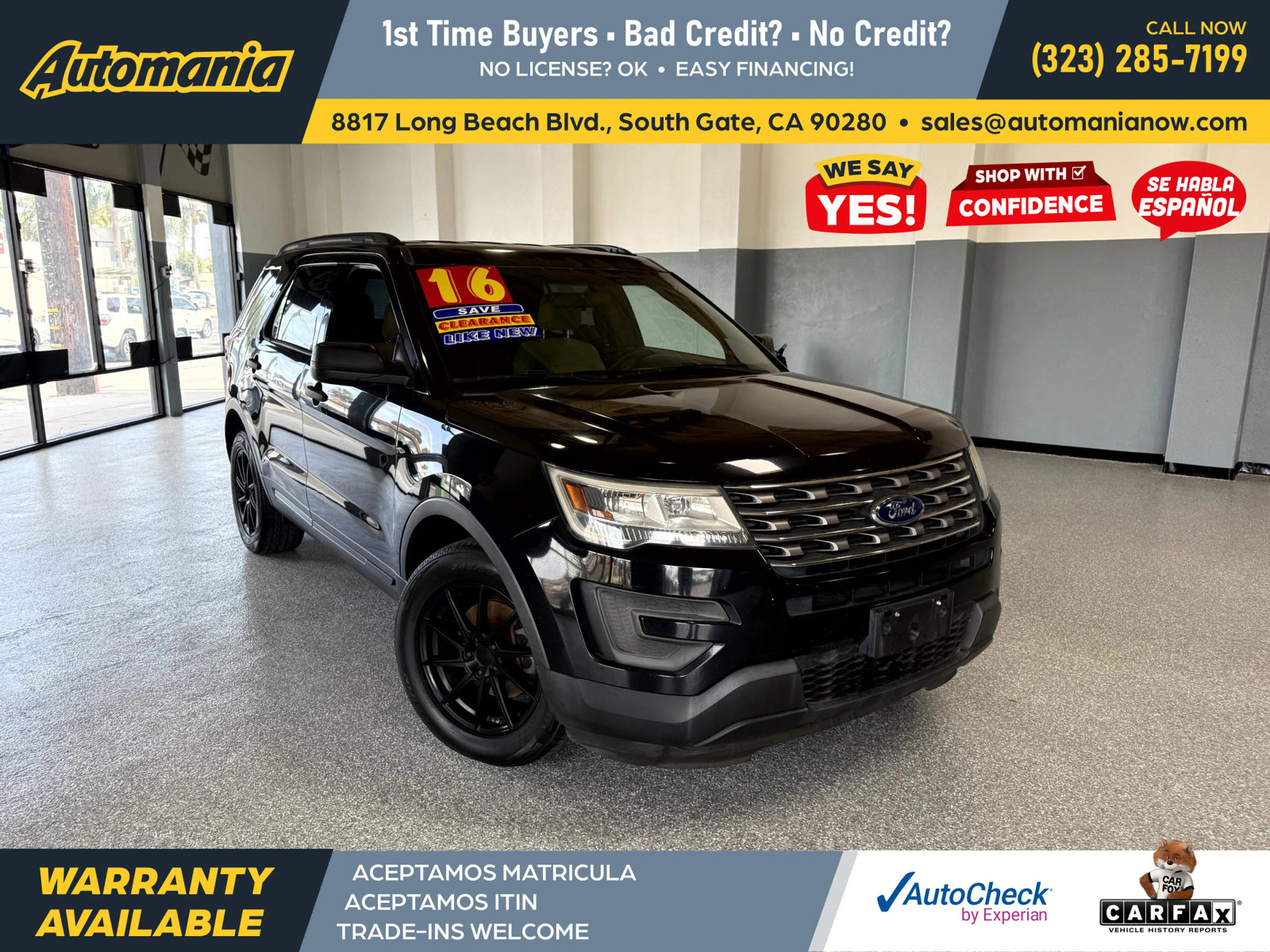 Used 2016 Ford Explorer FWD image 1