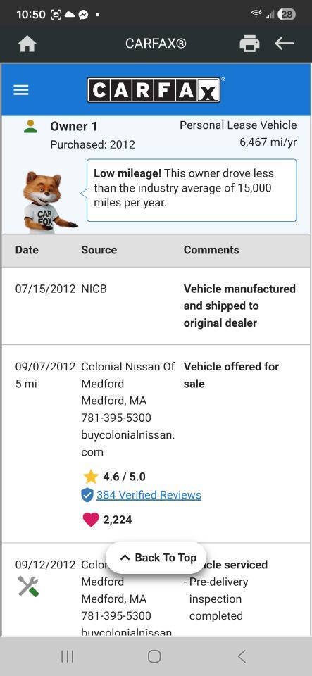 Used 2012 Nissan Leaf SV FWD image 52