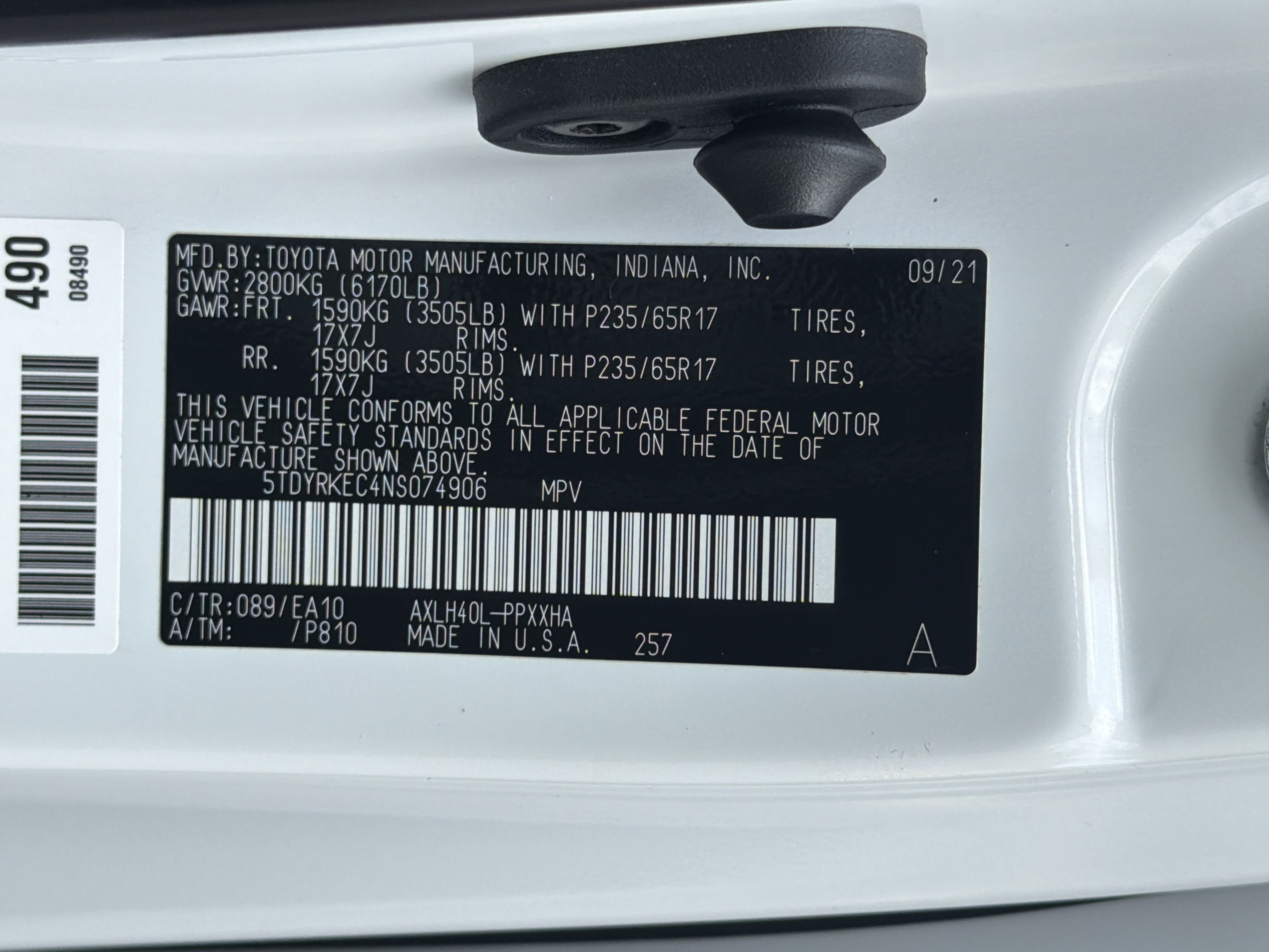 Used 2022 Toyota Sienna XLE FWD image 36