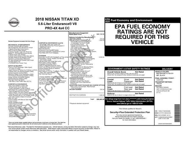 Used 2018 Nissan Titan PRO-4X w/ Pro-4x Convenience Package AWD/4WD image 18