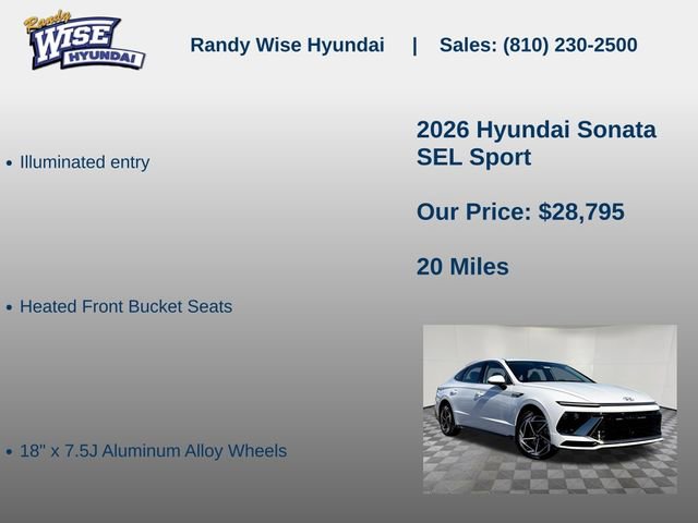 New 2026 Hyundai Sonata SEL FWD image 15