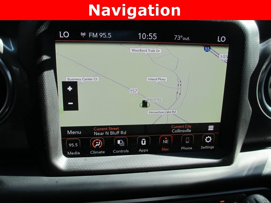 Used 2021 Jeep Wrangler Unlimited Sahara w/ Uconnect 4C Nav & Sound Group image 11