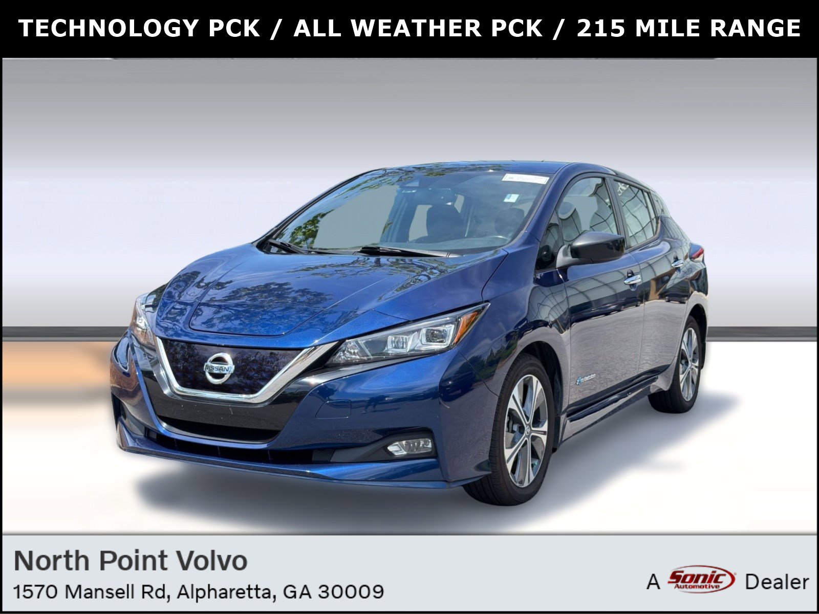 Used 2019 Nissan Leaf SV Plus w/ SV Plus Technology Package FWD image 1