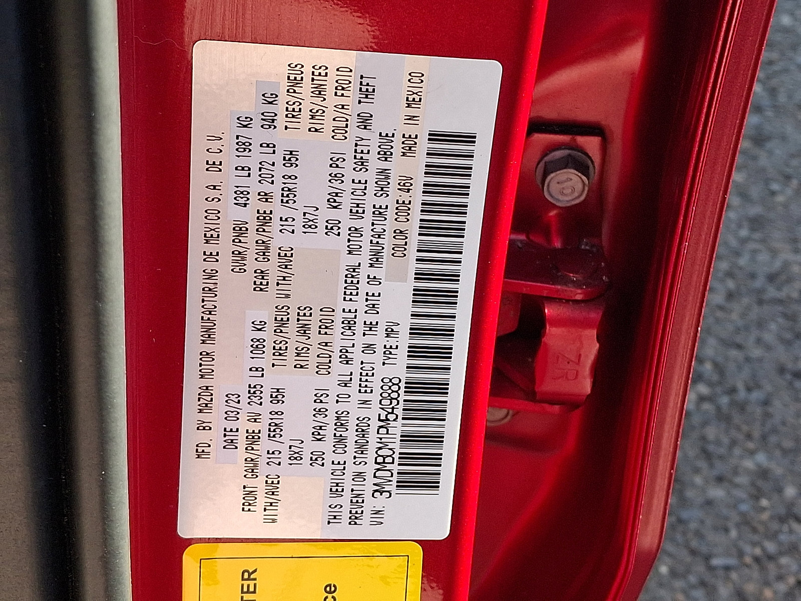 Certified 2023 MAZDA CX-30 AWD 2.5 S w/ Preferred Package image 29