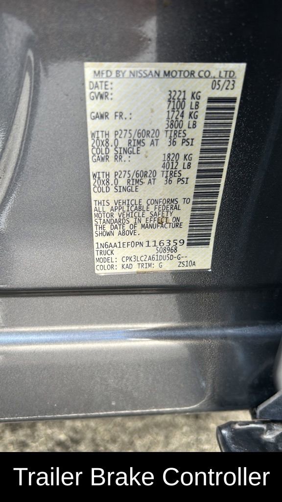 Used 2023 Nissan Titan SV w/ SV Convenience Package image 43